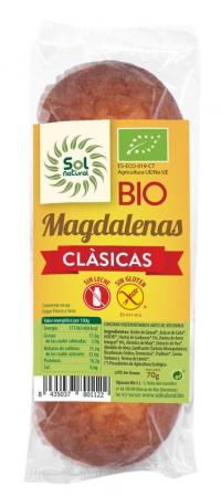 MAGDALENAS CLASICAS BIO 2 UNDS -CAJA 30 UD-