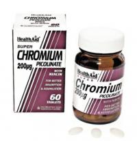 HEALTH AID CHROMIUM PICOLINATE 200ug 60 COMP