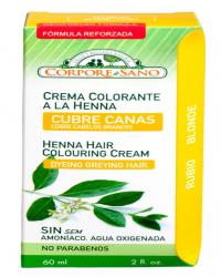 CREMA COLOR CABELLO RUBIO 60ML -CUBRE CANAS-