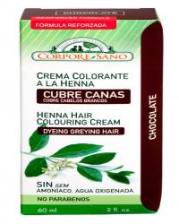 CREMA COLOR CABELLO CHOCOLATE 60ML -CUBRE CANAS-