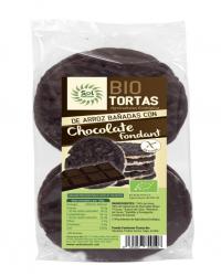 TORTITAS ARROZ CHOCOLATE FONDANT 6U S/G BIO 100G
