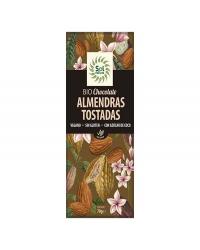 CHOCOLATE Y ALMENDRAS TOSTADAS 70 G BIO